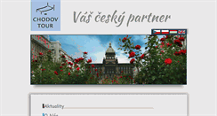 Desktop Screenshot of chodovtour.cz
