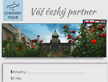 Tablet Screenshot of chodovtour.cz